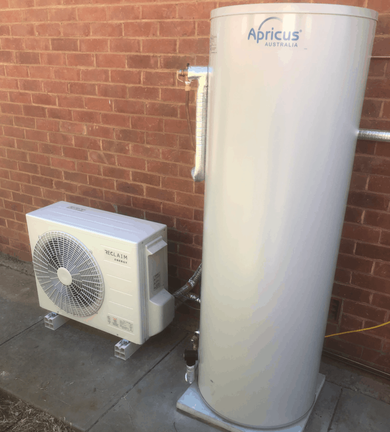 Reclaim Energy Co2 Hot Water Heat Pump installed in Woodville, Adelaide