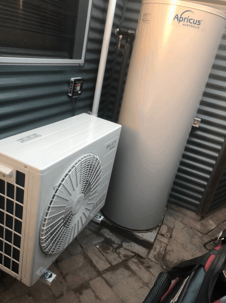 Reclaim Energy Co2 Hot Water Heat Pump installed in Aldinga