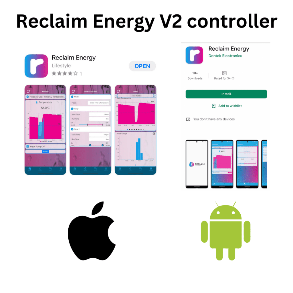 Reclaim Energy V2 controller APP