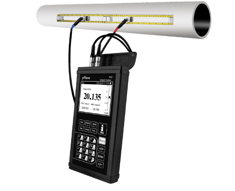 pFlow ultrasonic flow meter