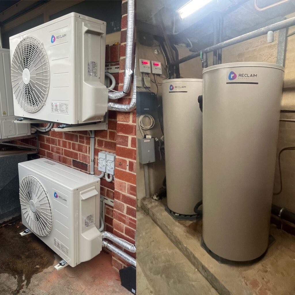 Blackwood Golf club commercial hot water heat pump system installation