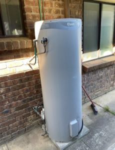 Old electric hot water tank - Adelaide Heat pumps